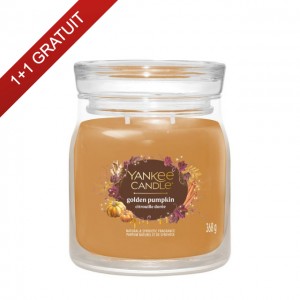 Yankee Candle Lumanare Parfumata Borcan Mediu Signature Golden Pumpkin
